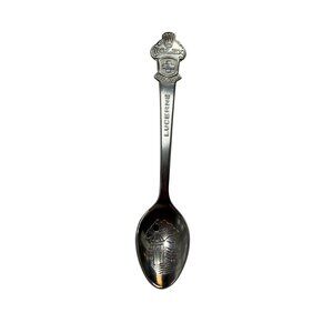 Rolex Bucherer Lucerne Collectible Souvenir Spoon With Swiss Crest & Tower Desig